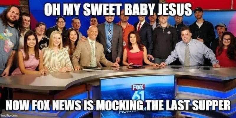 Wow, Fox News decided to recreate the Last Supper with Jesus and the apostles and it's WILD.