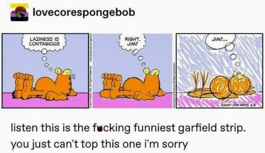 Garfield's attempt to spread laziness backfires hilariously when he realizes his joke prey is just a couple of pumpkins.