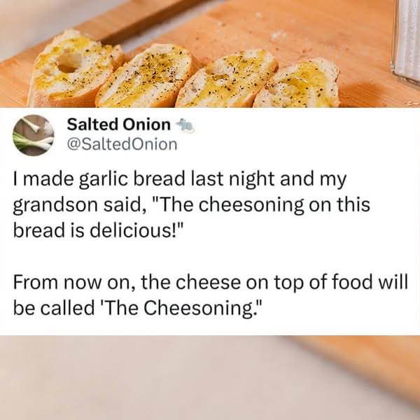 Pretty sure my nephew just invented a new word for cheese