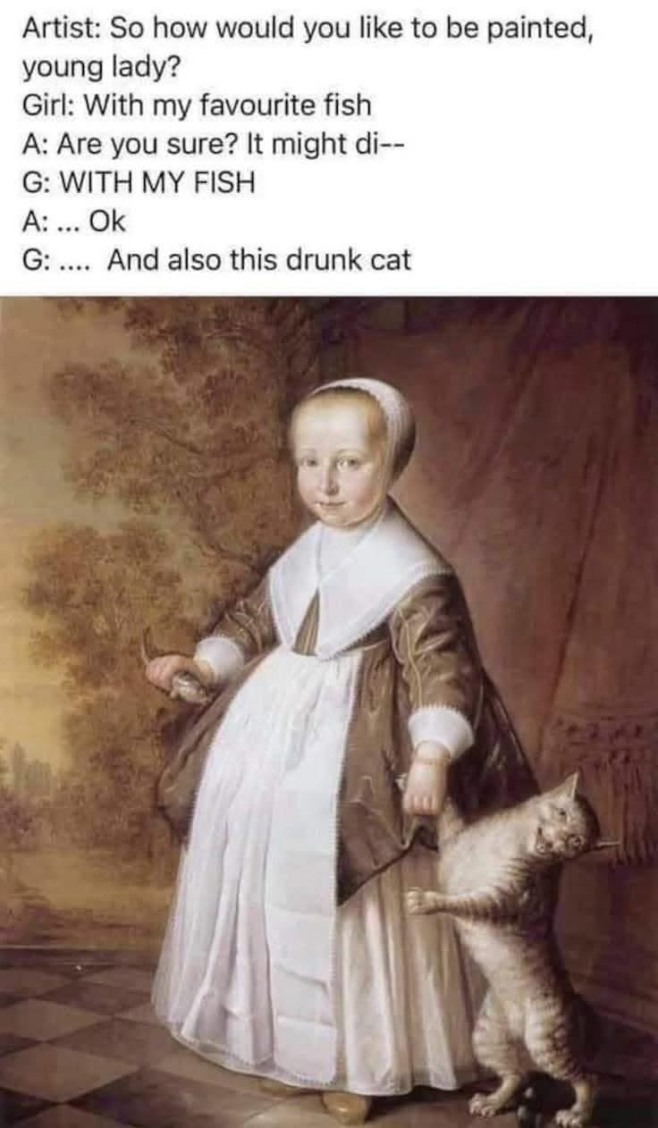 When your kid insists on adding their 'spirit animal' to the family portrait