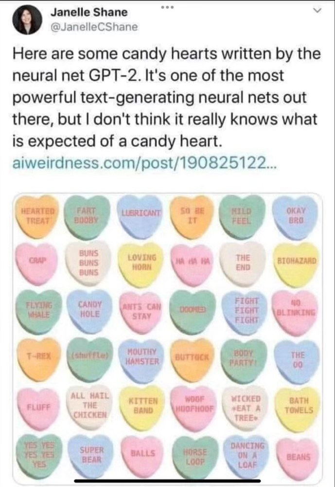 Looks like GPT-2 had a lot to say about romance, but it's mostly just chaos lol