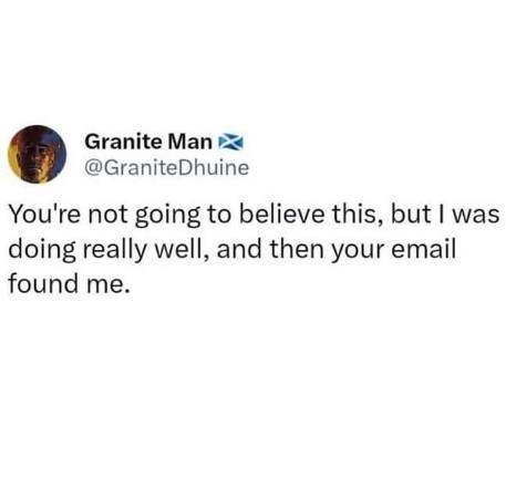 When your enemy's email keeps popping up in your inbox, ruining your peace