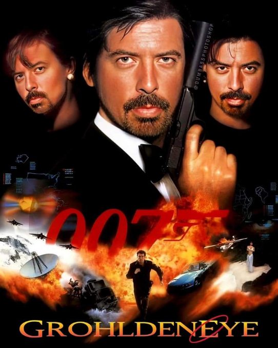 When Grohl replaces your favorite Bond actor and you have to deal with it