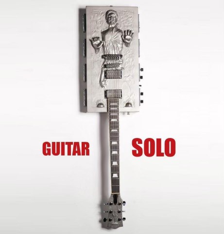 This guitar is so famous it got frozen in carbonite... literally