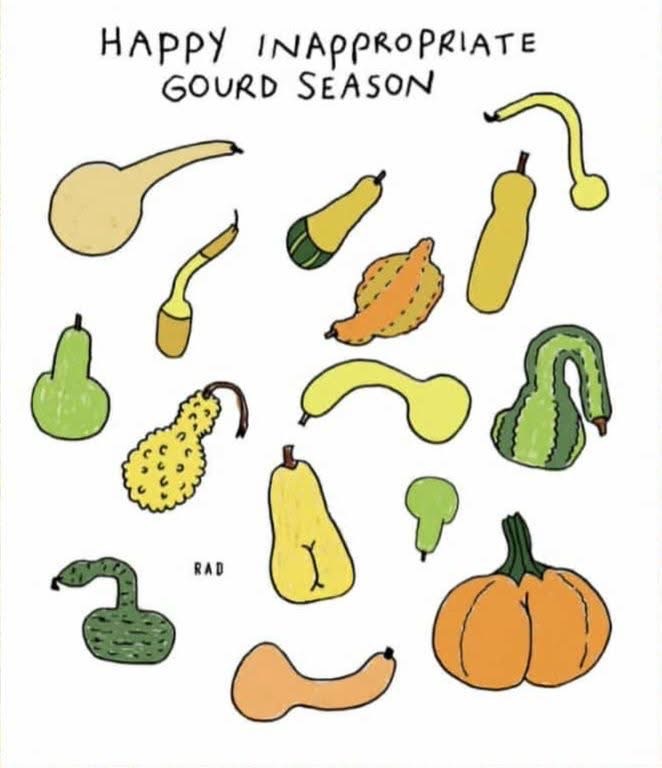 Happy Inappropriate Gourd Season indeed, some of these are wild lol