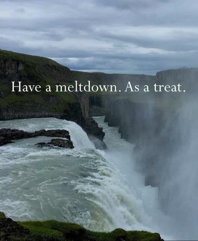 When self-care is just embracing the chaos instead