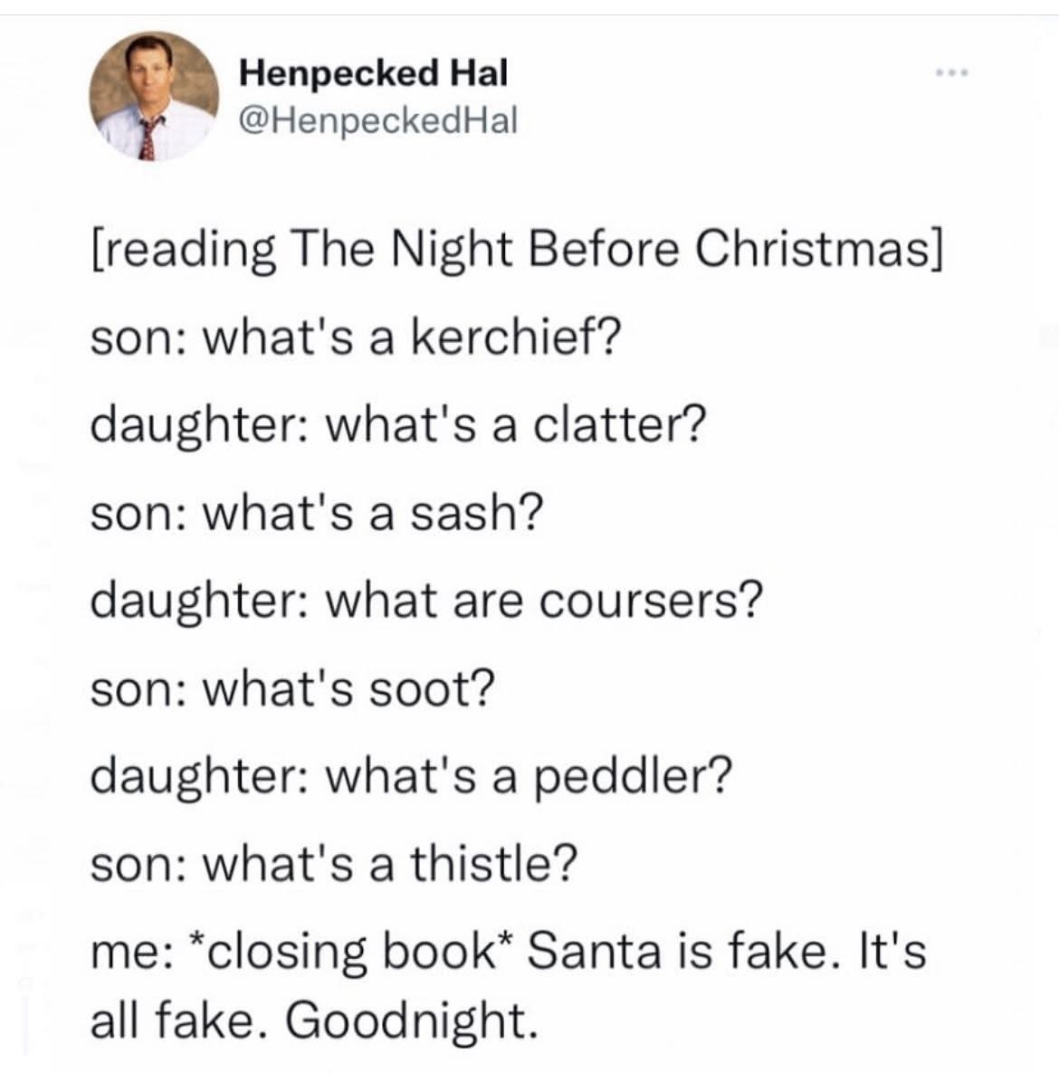 When your kids are too woke for Christmas bedtime stories