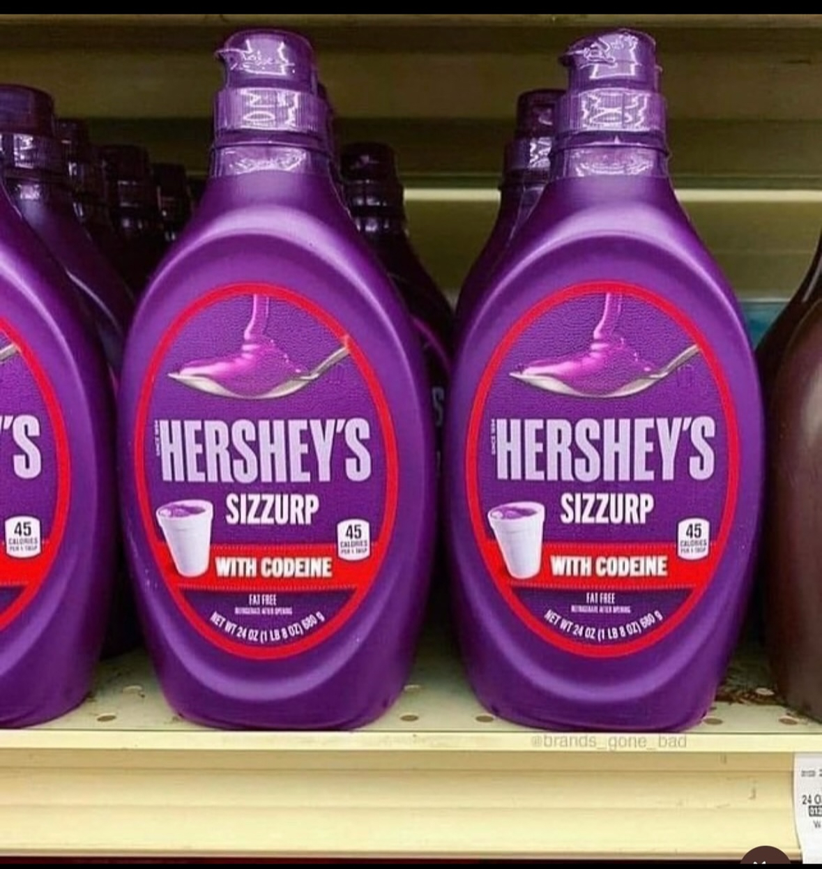 When you can't decide between chocolate syrup and lean