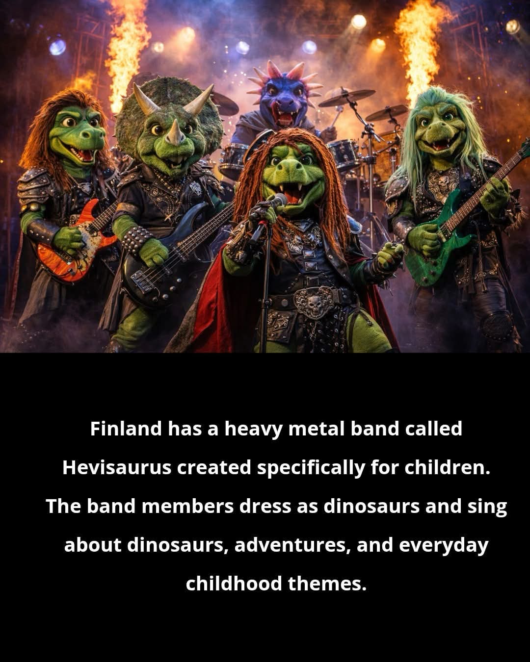 So this is what happens when dinosaurs discover heavy metal. Kinda slaps.