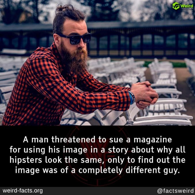 When you try to sue for looking too generic but it turns out you're not even the generic guy they used.