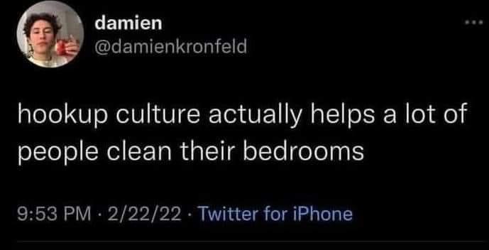 I mean, they're not wrong. Gotta have clean sheets for that.