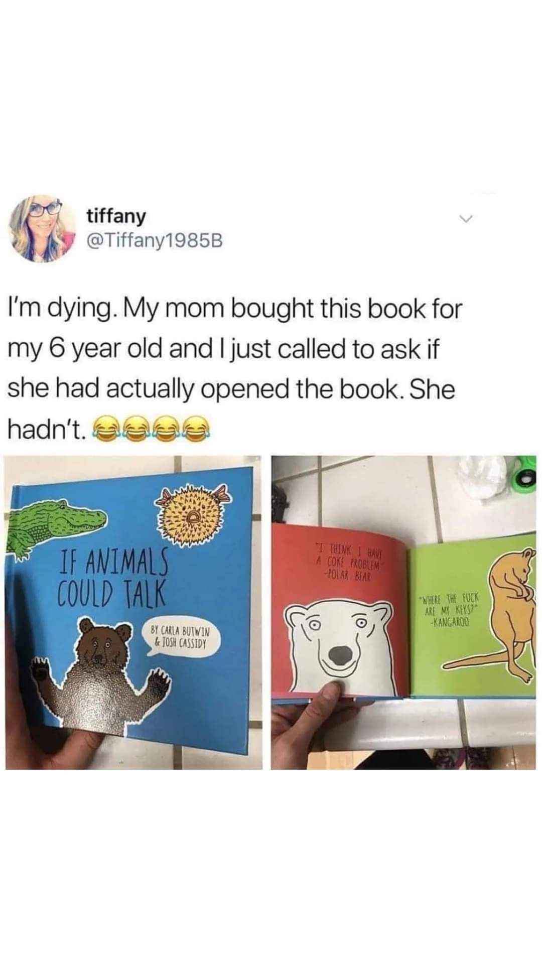 My mom got this book for her kid and turns out the kid hasn't even opened it yet lol