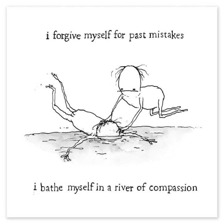Me trying to forgive myself for past mistakes but mostly just wallowing
