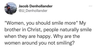 My brother in Christ, why aren't u happy? Tell us what's wrong.