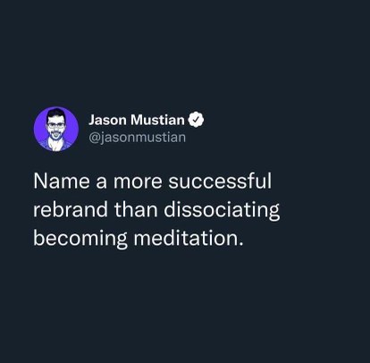 When you realize dissociation is just a vibe shift and not a mental health crisis lol