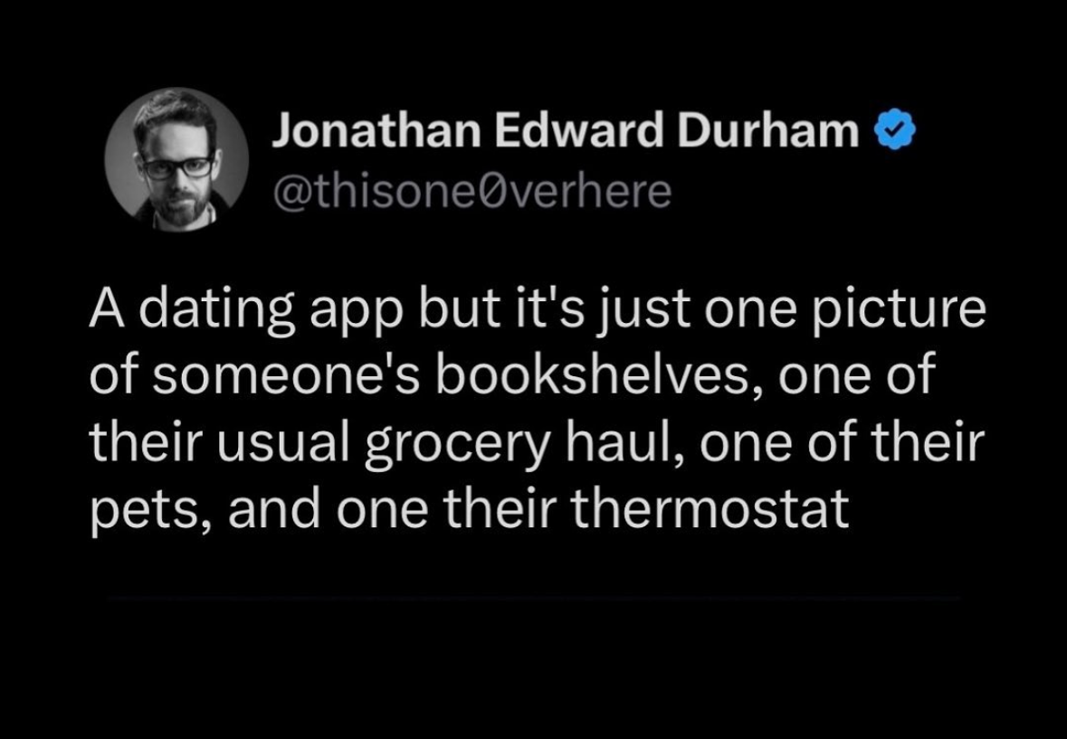So basically a dating app for introverts lol