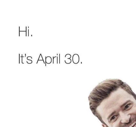 When you realize your favorite song is about to drop on April 30th