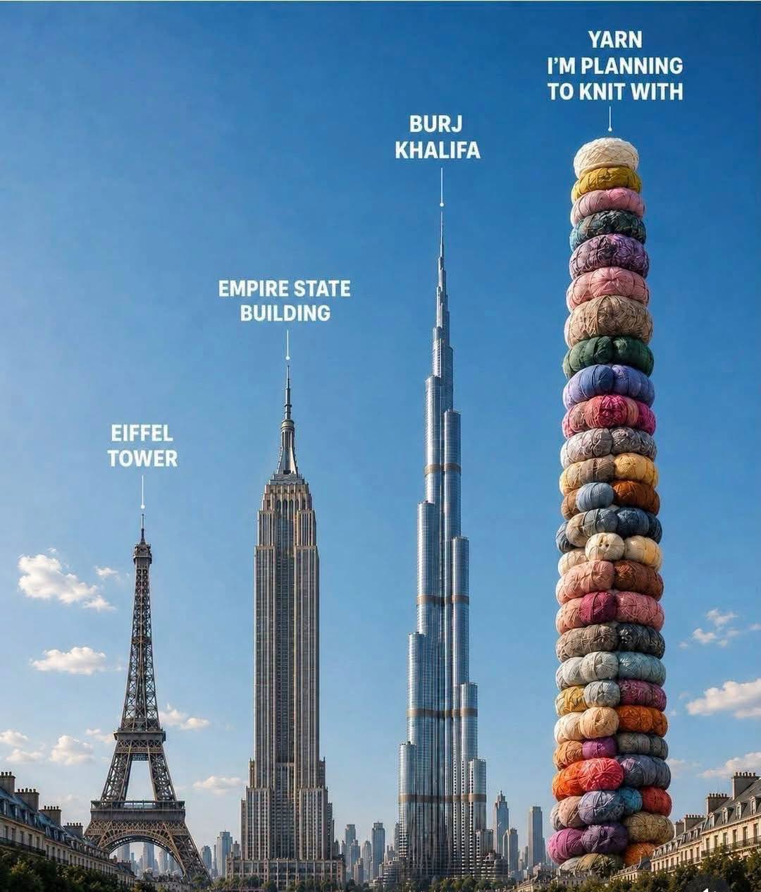 Me and my ambitious knitting project