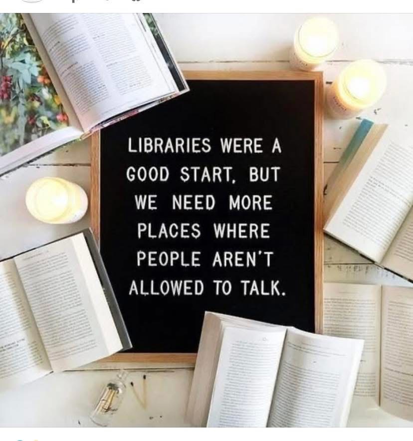 Libraries are cool and all, but can we just get places where people are physically incapable of talking?