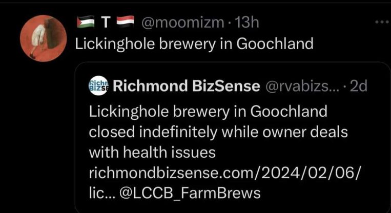 This brewery name combined with the location is just... something else.