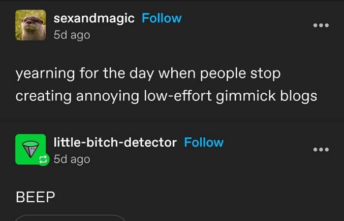 When you try to complain about something but this is the only response you get