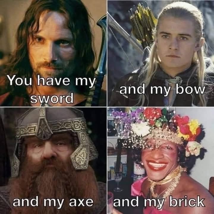 When the fellowship expands and someone brings a completely different vibe