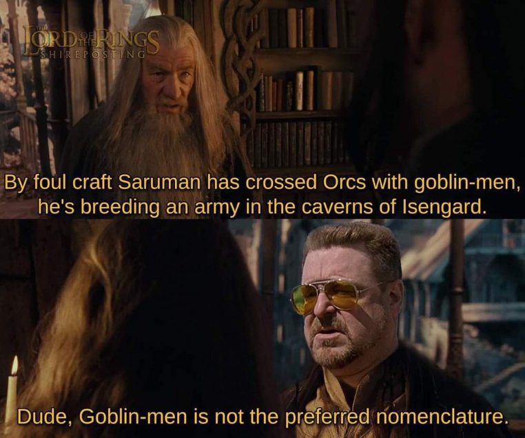 When someone tries to politicize fantasy creatures to be overly sensitive