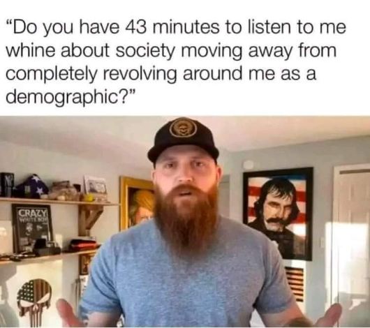 When you ask a stranger to explain their entire demographic's entire existence in 43 minutes