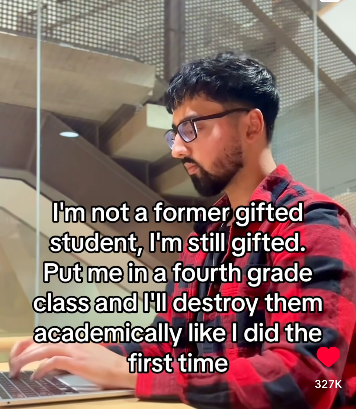 Pretty sure this guy could ace a fourth grade class too, no cap