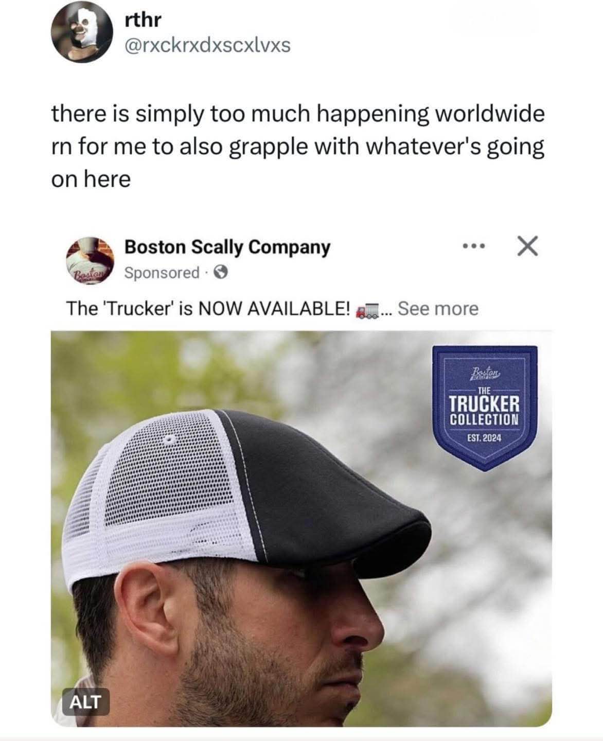 Me trying to ignore ads after doomscrolling the news