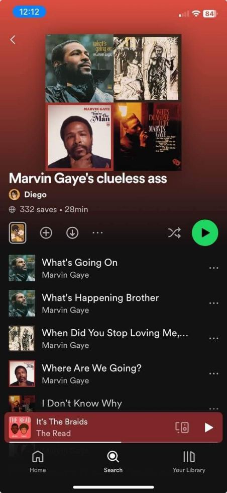 POV: You're trying to understand Marvin Gaye's entire discography based on song titles.