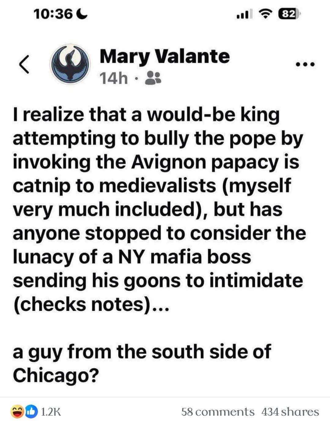 lmao who thought a NY mafia boss would be good at intimidating people?