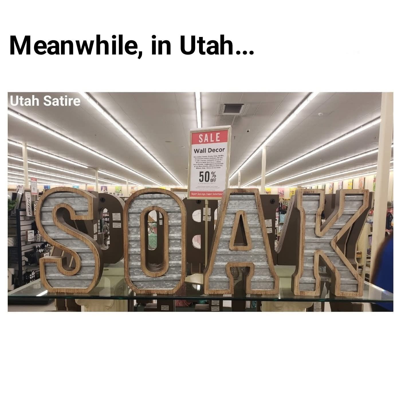 When you're trying to make your home look rustic but accidentally spell out something kinda weird