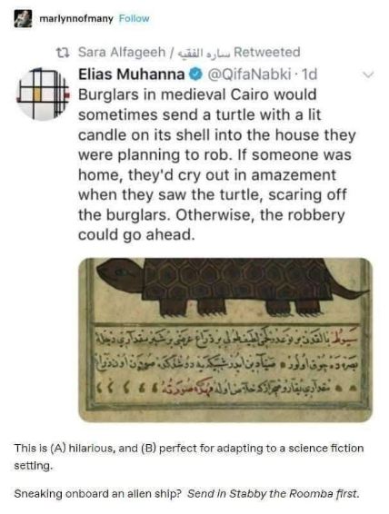 Not gonna lie, medieval Cairo burglars were onto something with the turtle bomb.