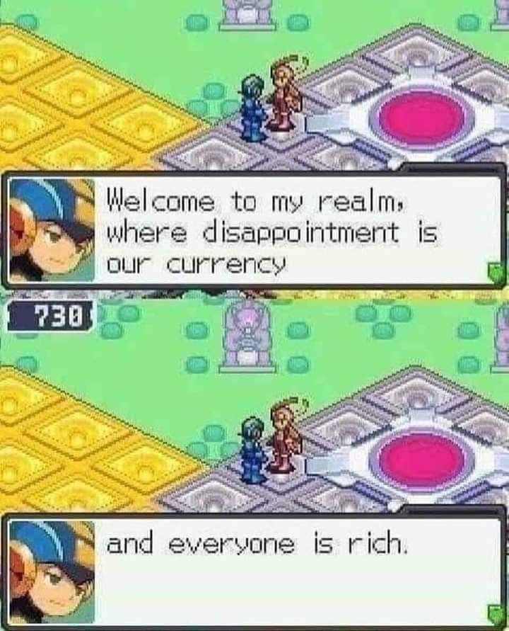 This feels like my current bank account balance and my life choices combined