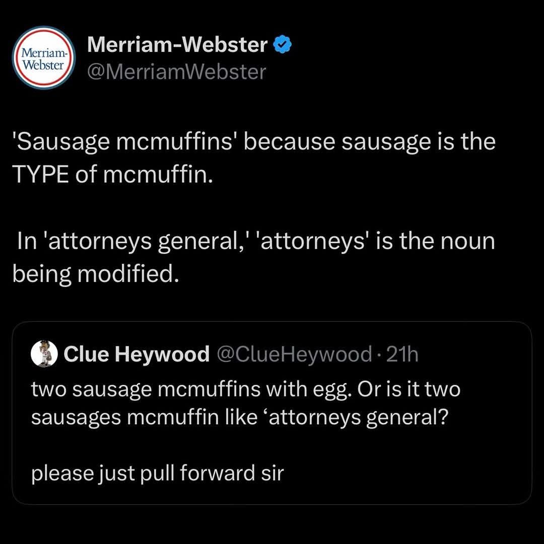 Me trying to remember basic grammar rules after ordering breakfast