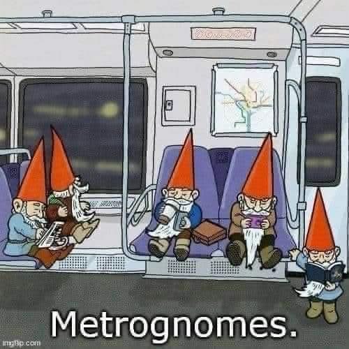 When you take the gnome-train to work lol
