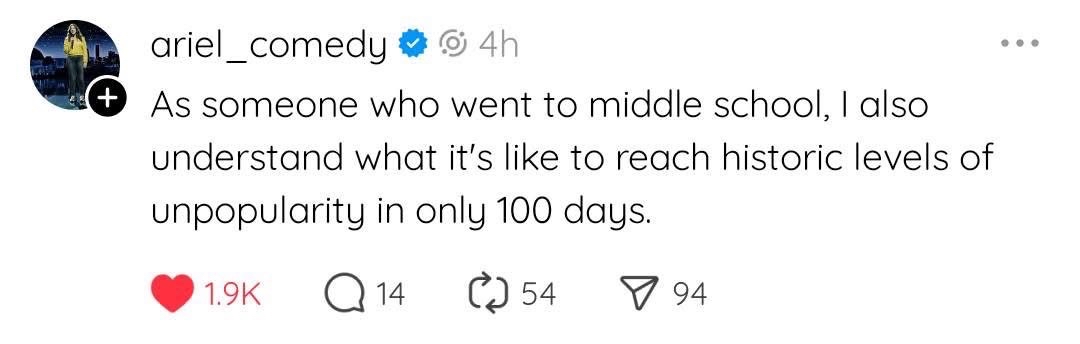Middle school is basically a 100-day boot camp for unpopularity