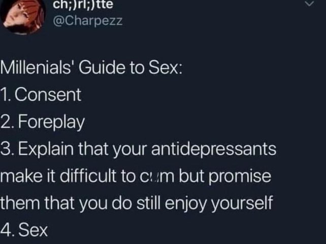 Accurate millennial dating guide, apparently, lol