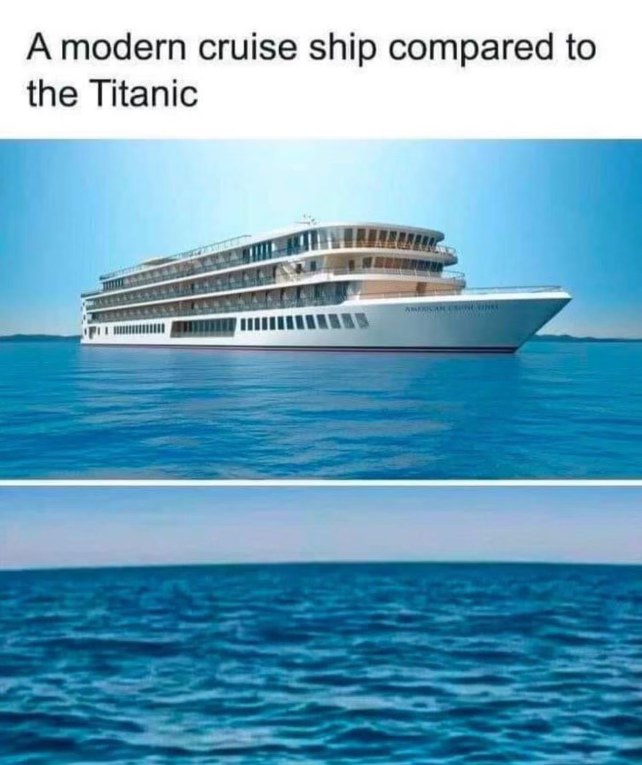 So, like, how big is the Titanic supposed to be...?