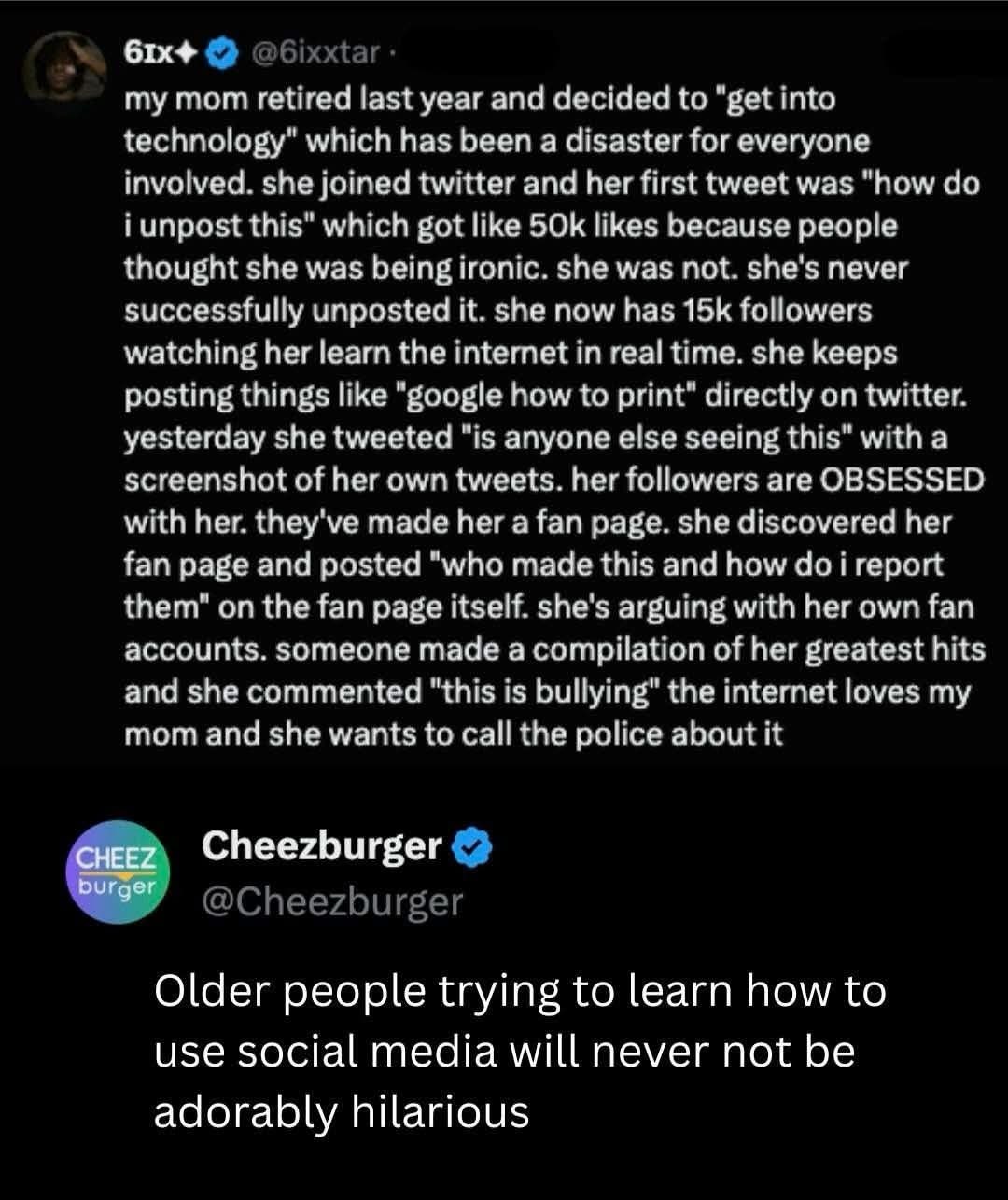 This is giving me major 'my mom trying to use tech' vibes and I can't stop laughing