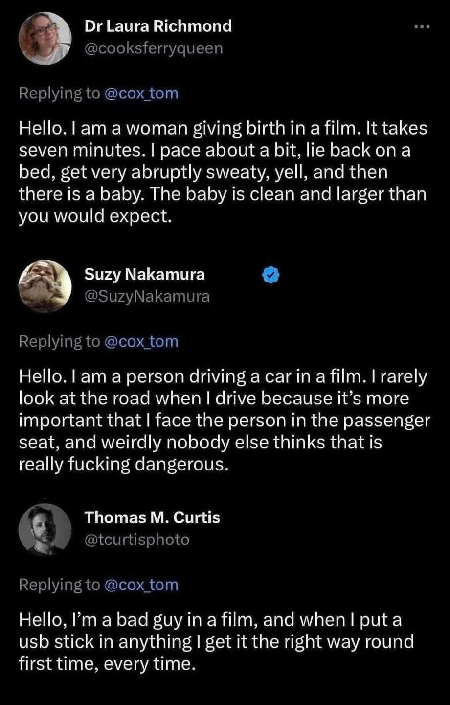 When movie characters do things that would be insane in real life
