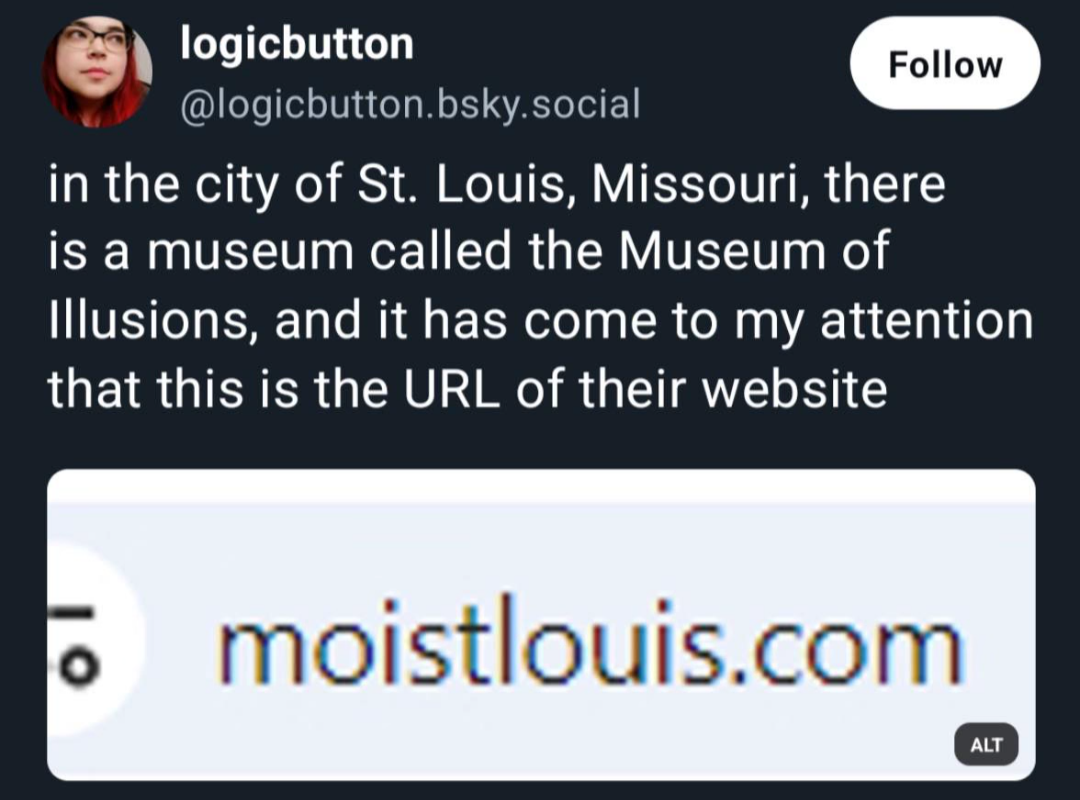 This museum in St. Louis has a website URL that's way too perfect