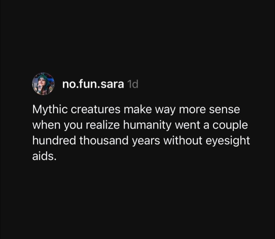 Honestly, this makes a lot of sense if you think about it.