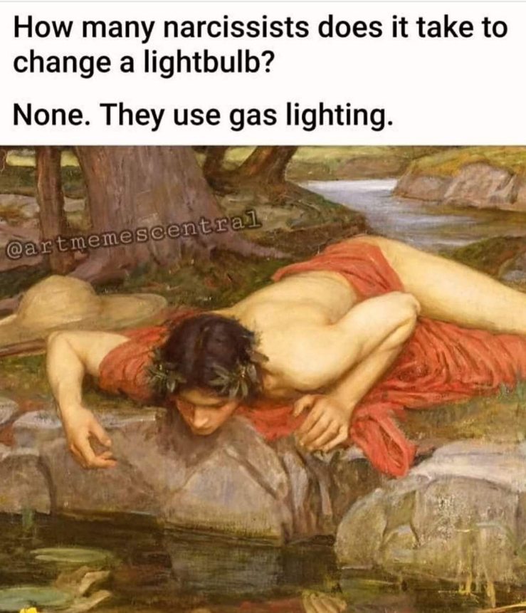 Lol narcissists don't change anything, they just manipulate you instead