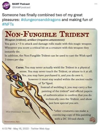 This D&D item description basically explains NFTs perfectly lol