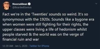 LOL imagine thinking the 2020s would be anything like the 1920s