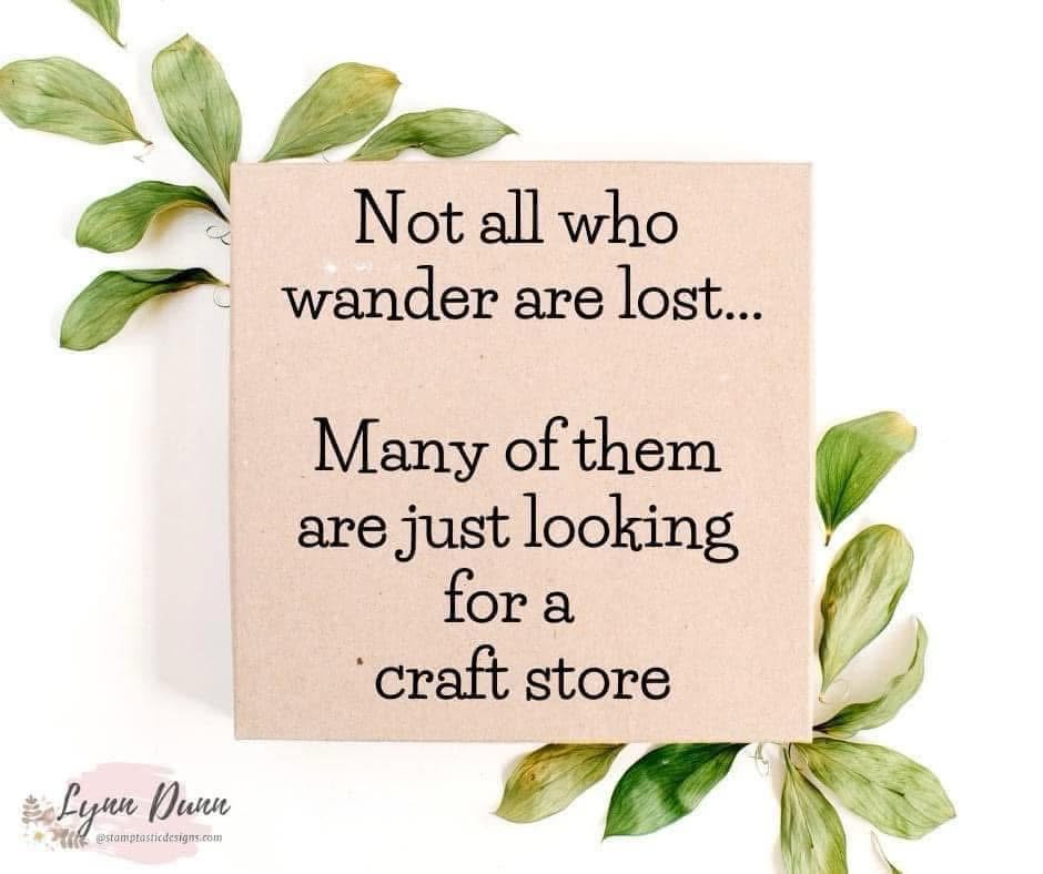 lol so true if you're ever having an existential crisis, just go to a craft store