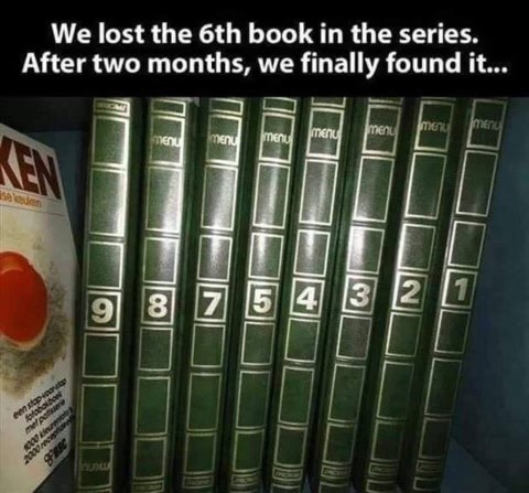 And the 6th book in the series was just chilling in the 5th spot this whole time.