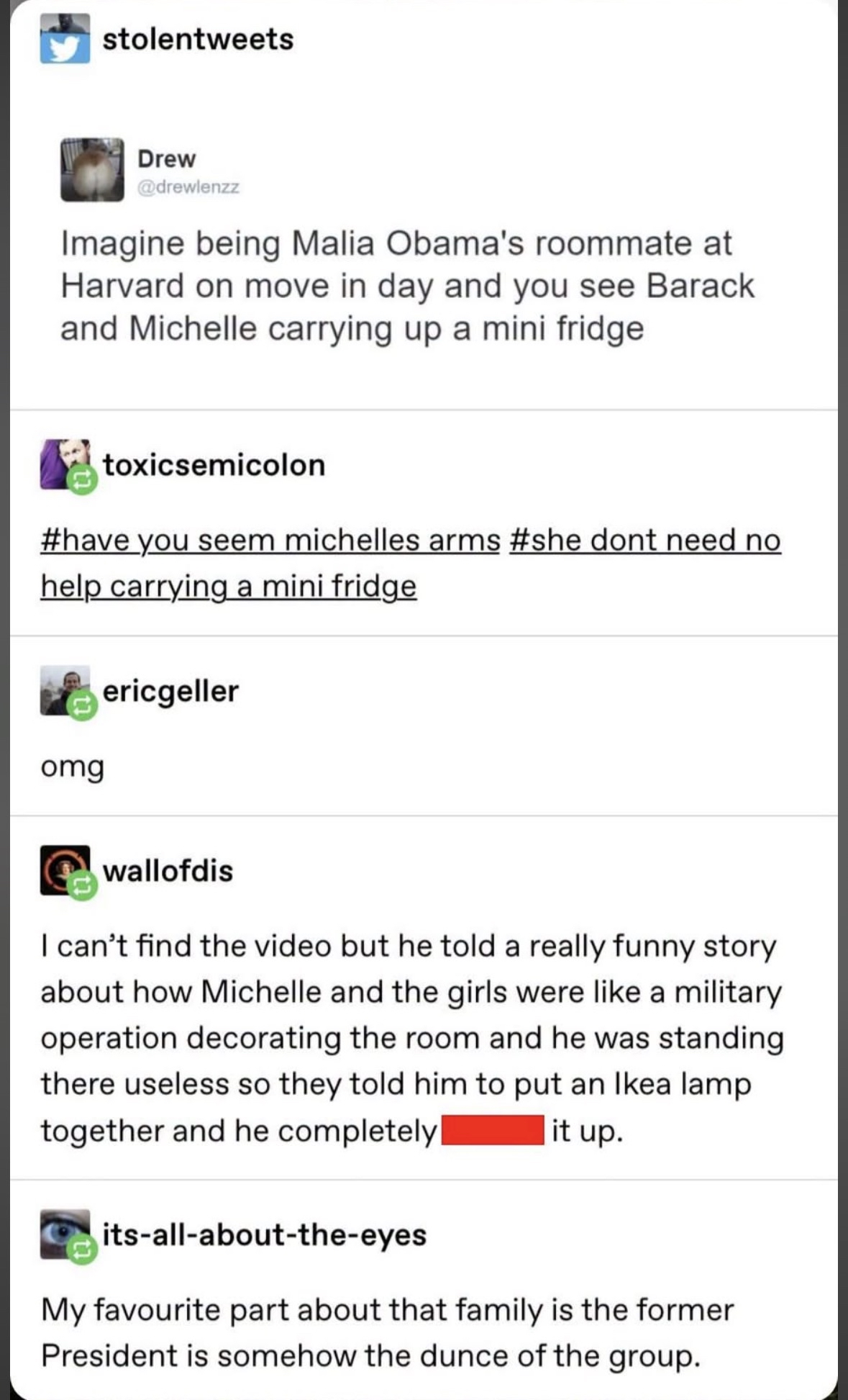 The Obama family is so relatable, even the former president needs help assembling IKEA furniture.